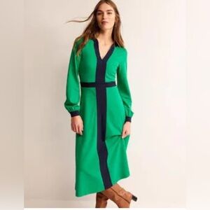 Boden Black and Blue Dress 12 L